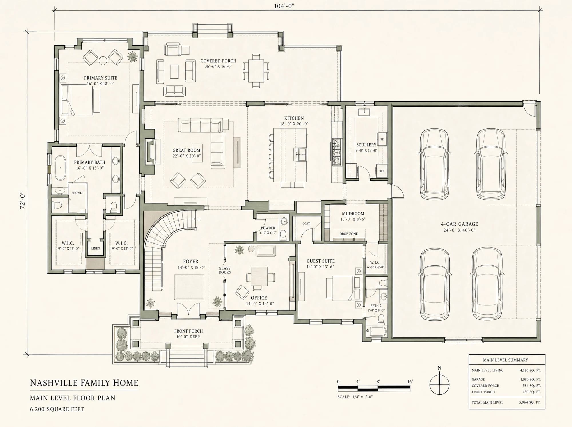 Concept floor plan of a May family home