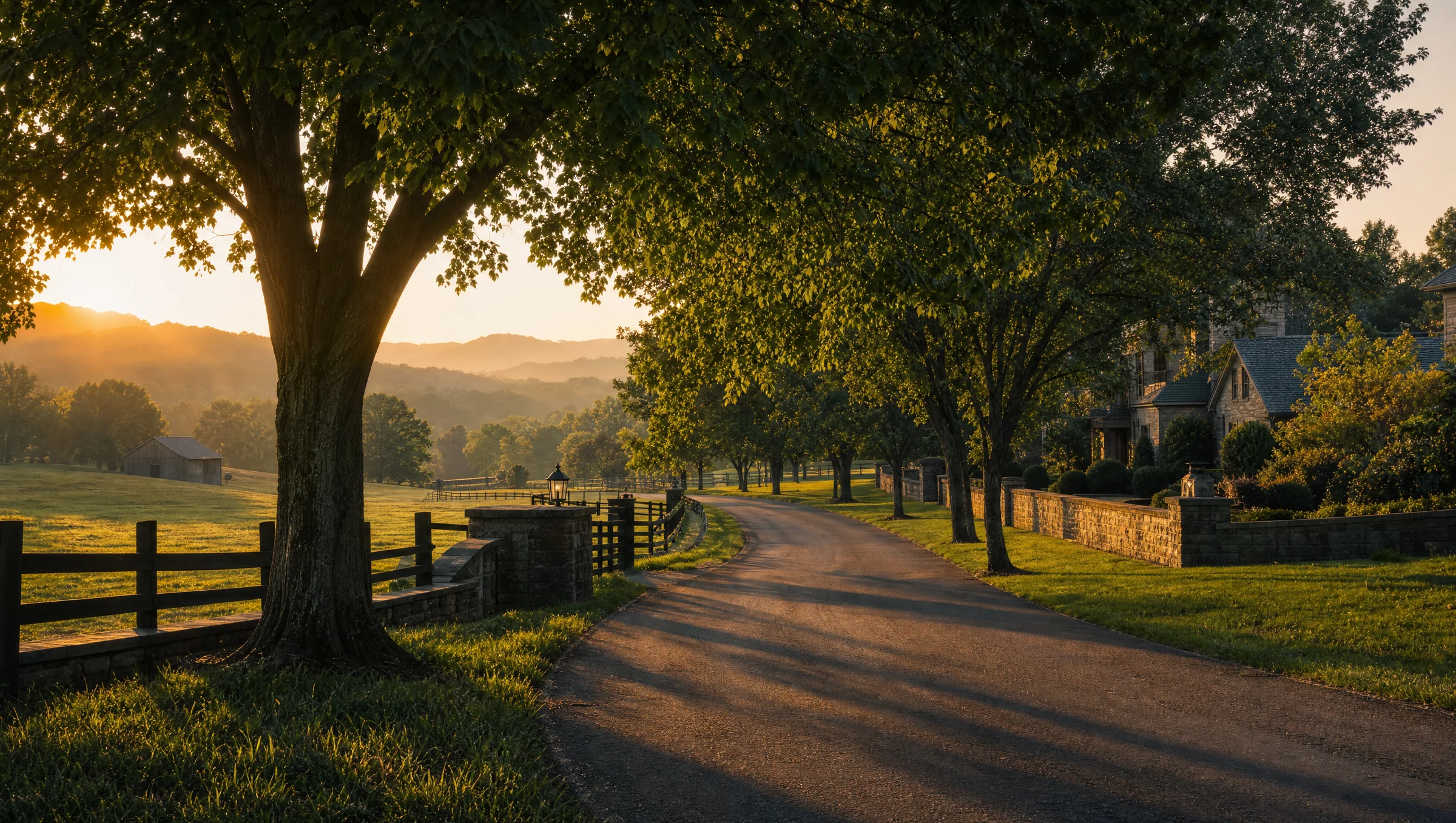 A Franklin, Tennessee neighborhood near the historic downtown.